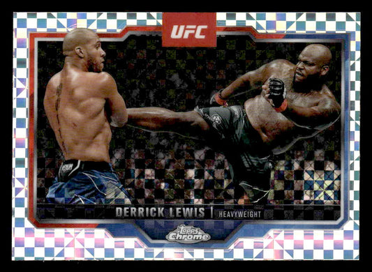 2025 Topps Chrome UFC #104 Derrick Lewis X-Fractor