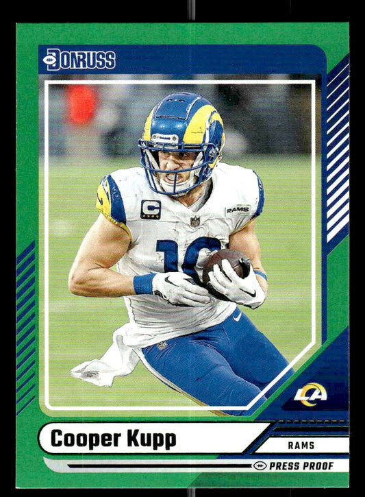 2024 Donruss #258 Cooper Kupp Press Proof Green