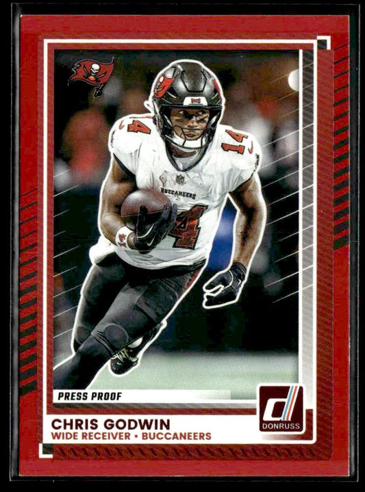 2025 Donruss #134 Chris Goodwin Press Proof Red