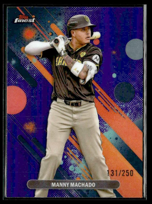 2025 Finest #2 Manny Machado Purple #/250
