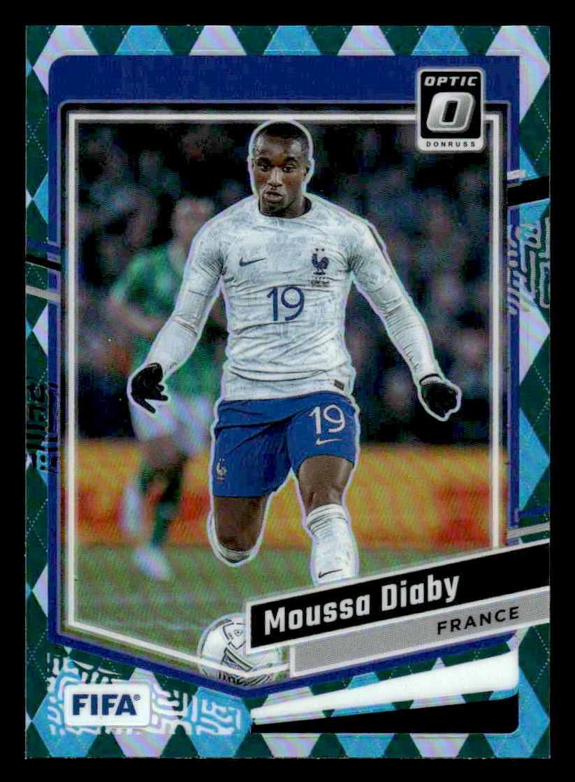 2023-24 Donruss #22 Moussa Diaby Optic Argyle