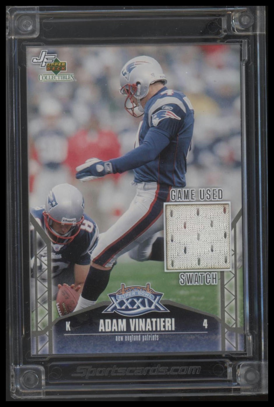 2024 Jersey Fusion Adam Vinatieri Game Used Swatch