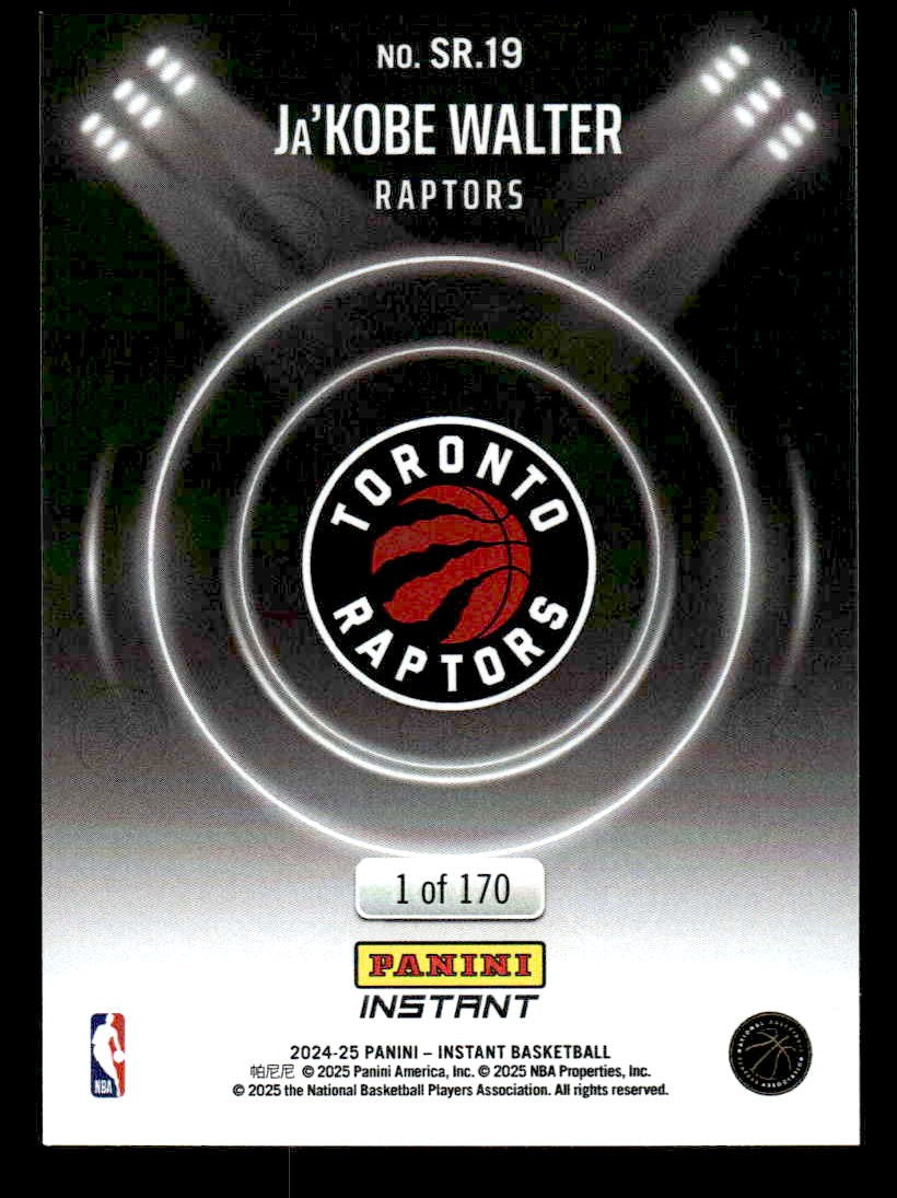 2024-25 Panini Instant NBA Spotlight Rookies #SR.19 Ja'Kobe Walter
