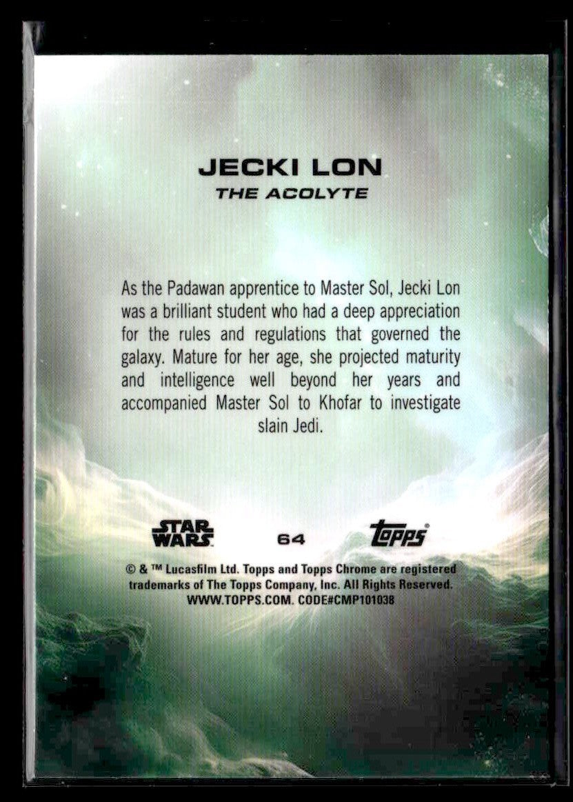 2025 Topps Chrome Sapphire Edition Star Wars #64 Jecki Lon