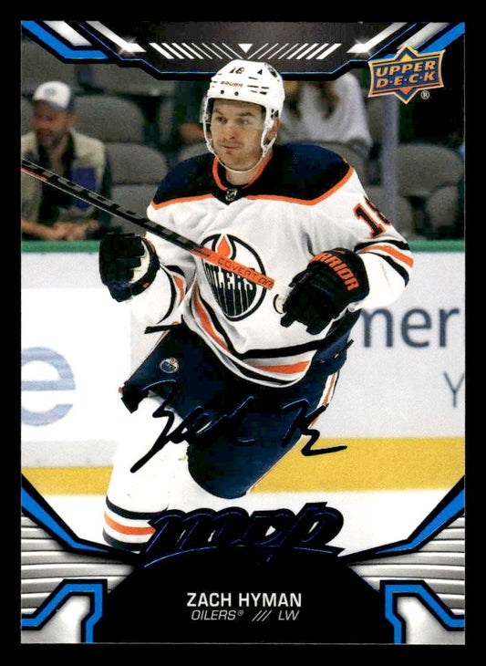 2022-23 Upper Deck MVP #107 Zach Hyman Blue Script