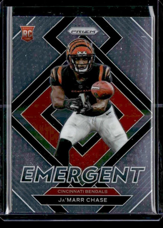 2021 Panini Prizm #E-7 Ja'Marr Chase Emergent