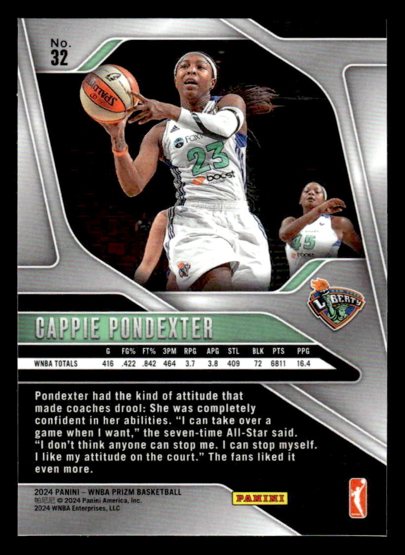 2024 Panini Prizm WNBA #32 Cappie Pondexter