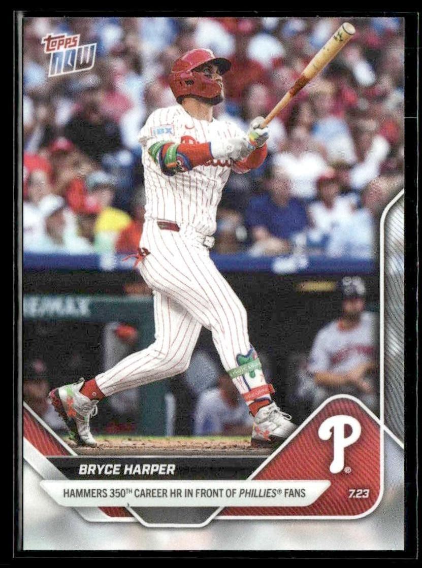 2025 Topps Now #459 Bryce Harper 350th Career HR