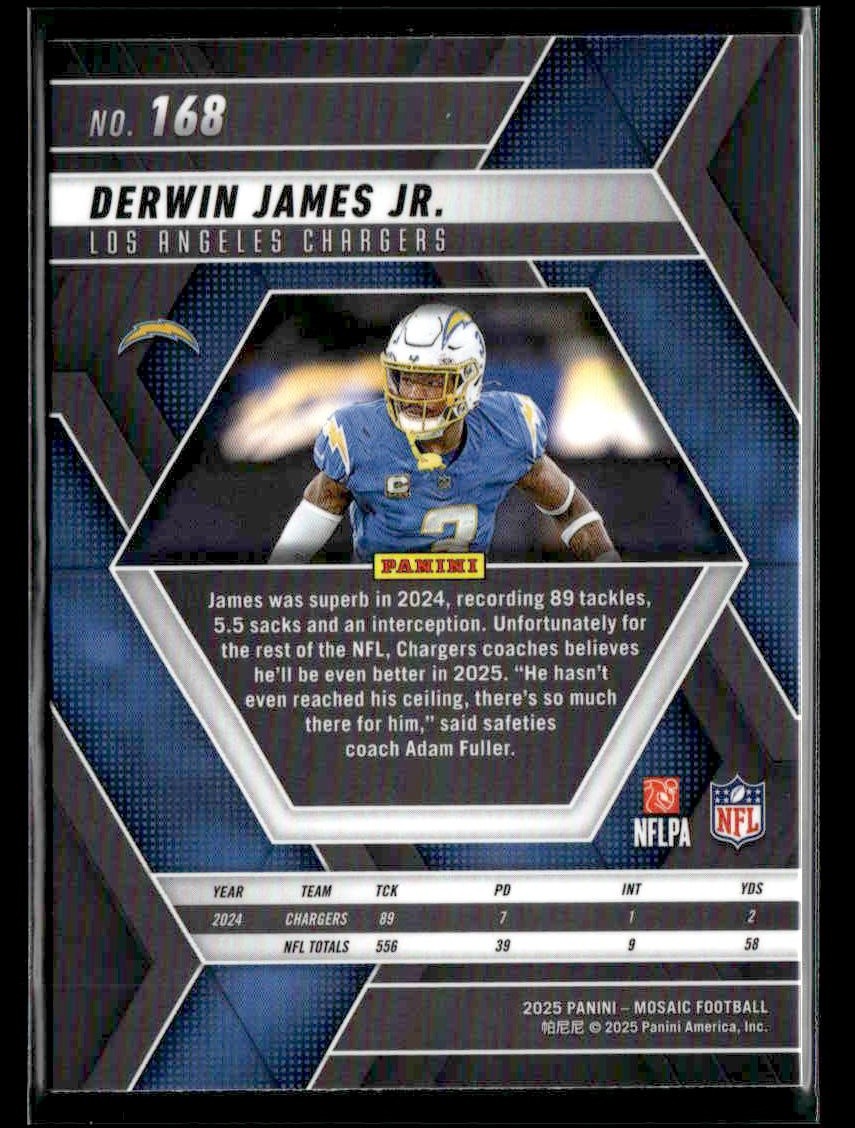 2025 Panini Mosaic #168 Derwin James Jr.