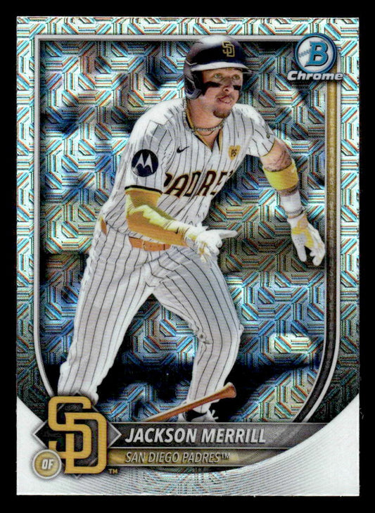 2025 Bowman #64 Jackson Merrill Mega Refractor