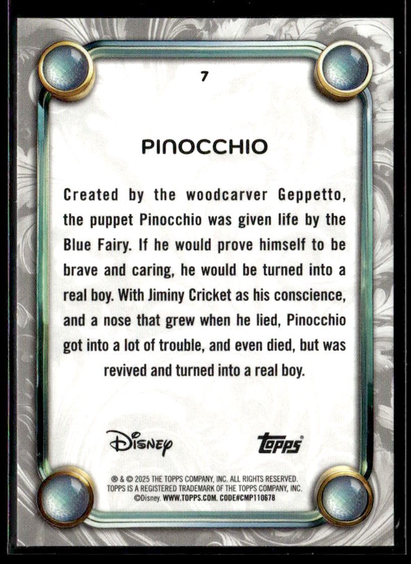 2025 Topps Disney Wonder #7 Pinocchio