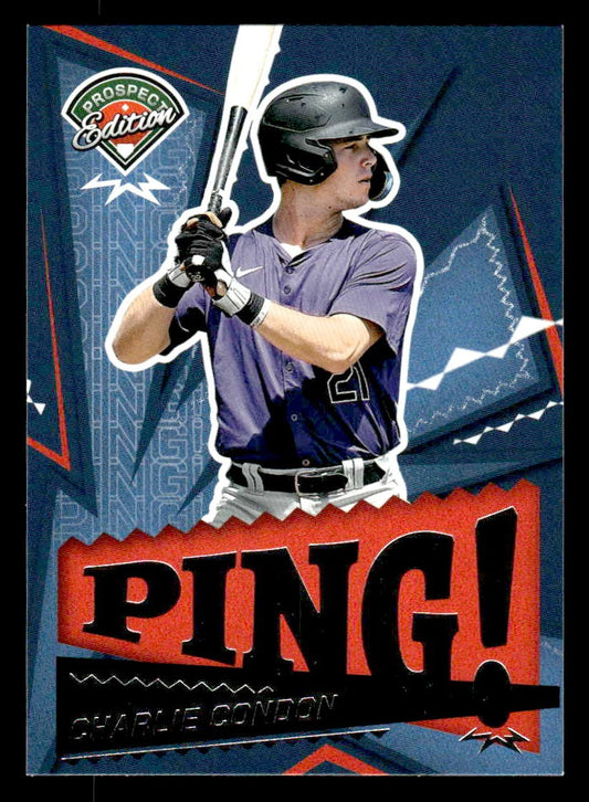 2024 Panini Prospect Edition #10 Charlie Condon Ping!