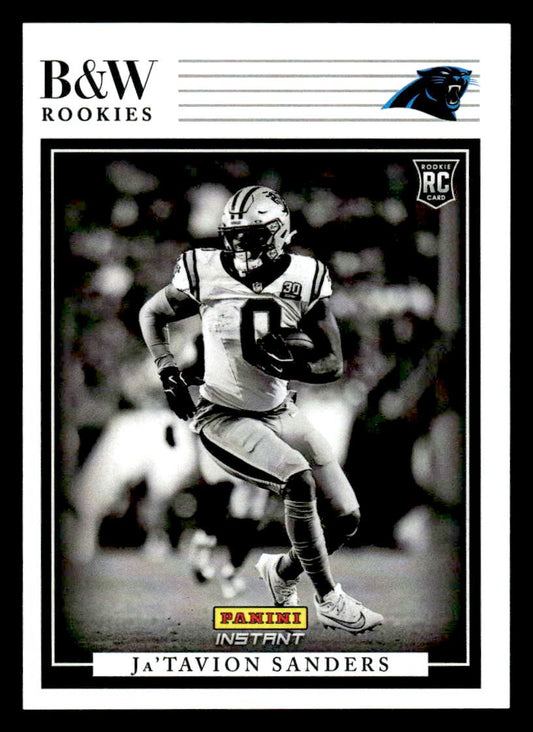 2024 Panini Instant NFL Black & White Rookies #BWR-25 Ja'Tavion Sanders