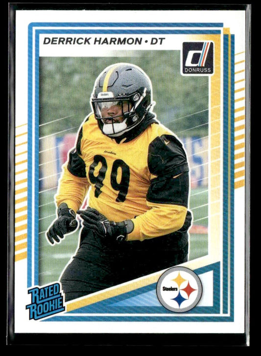 2025 Donruss #391 Derrick Harmon Rated Rookie