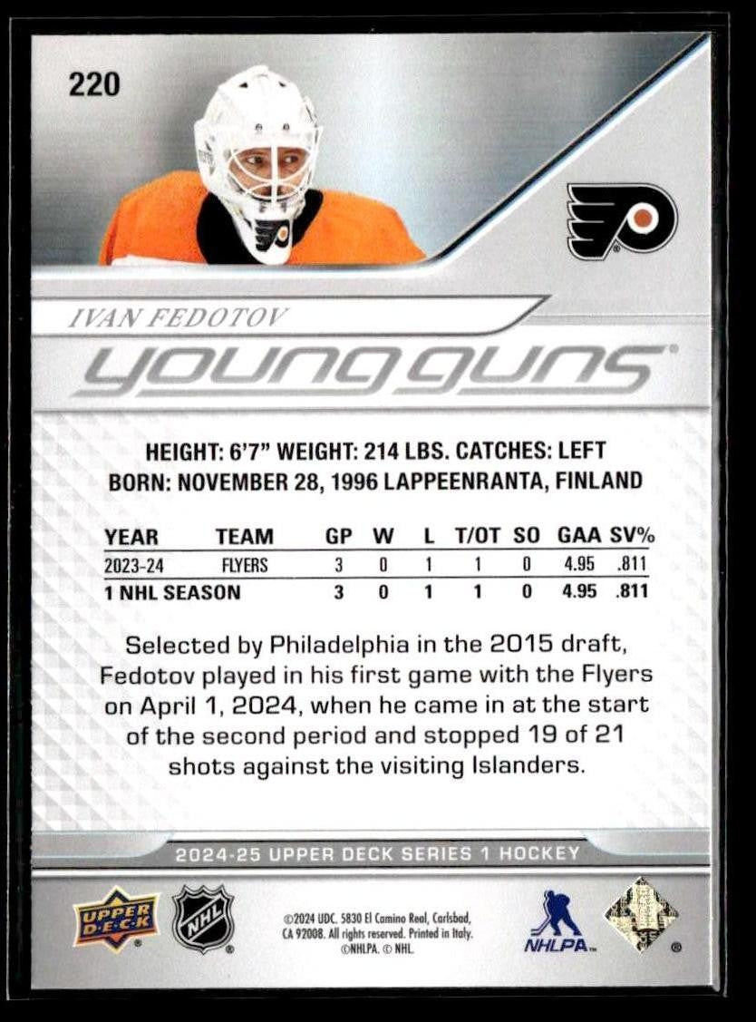 2024-25 Upper Deck #220 Ivan Fedotov