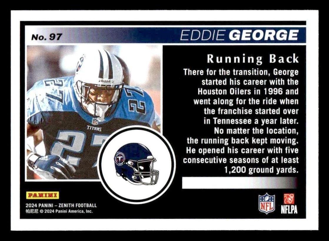 2024 Panini Zenith #97 Eddie George