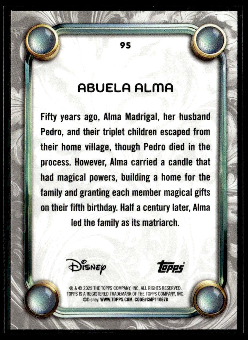 2025 Topps Disney Wonder #95 Abuela Alma