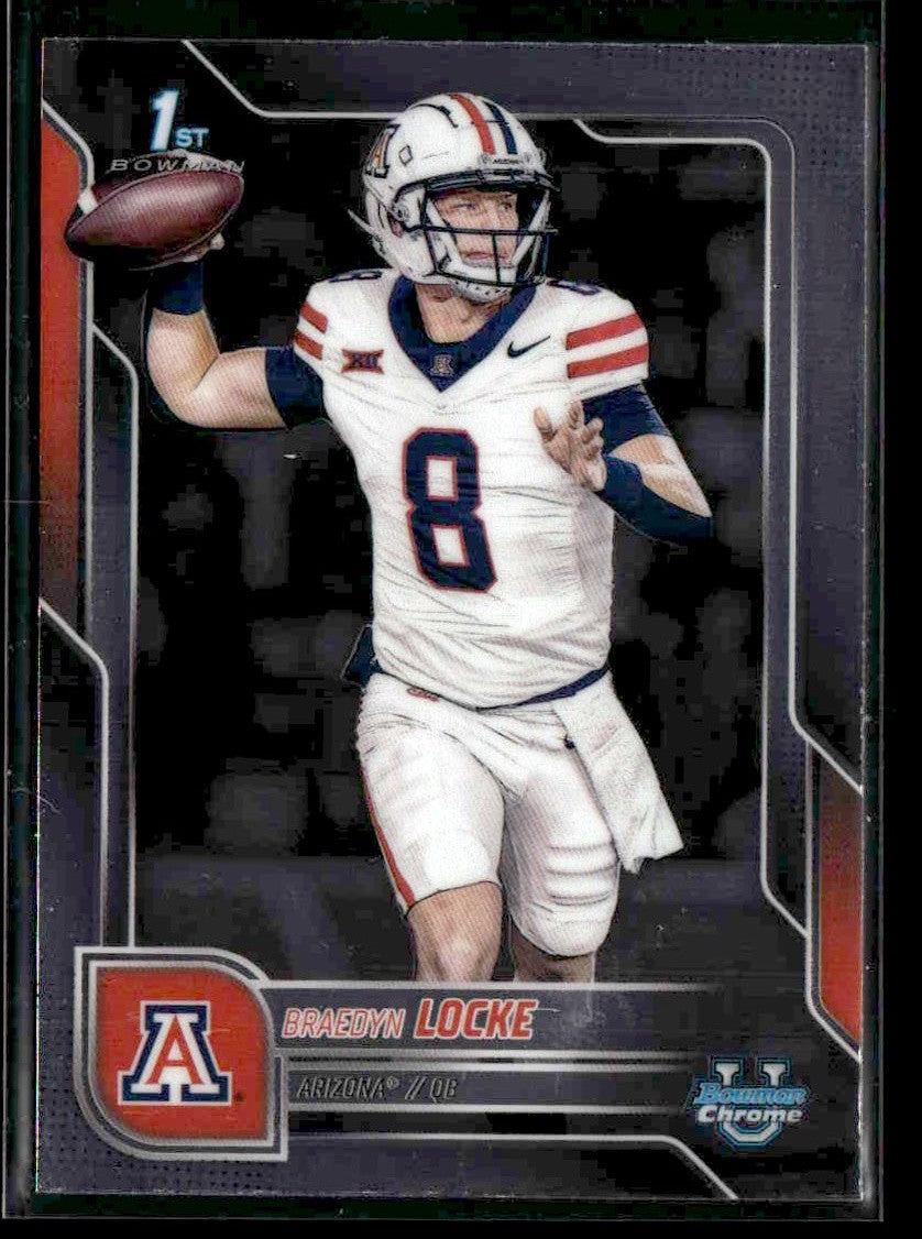 2025 Bowman University Chrome #40 Braedyn Locke