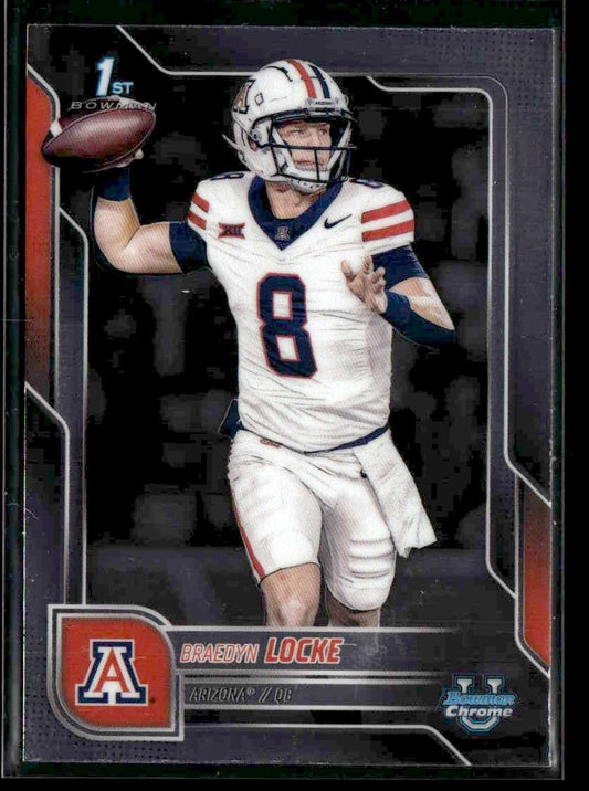 2025 Bowman University Chrome #40 Braedyn Locke