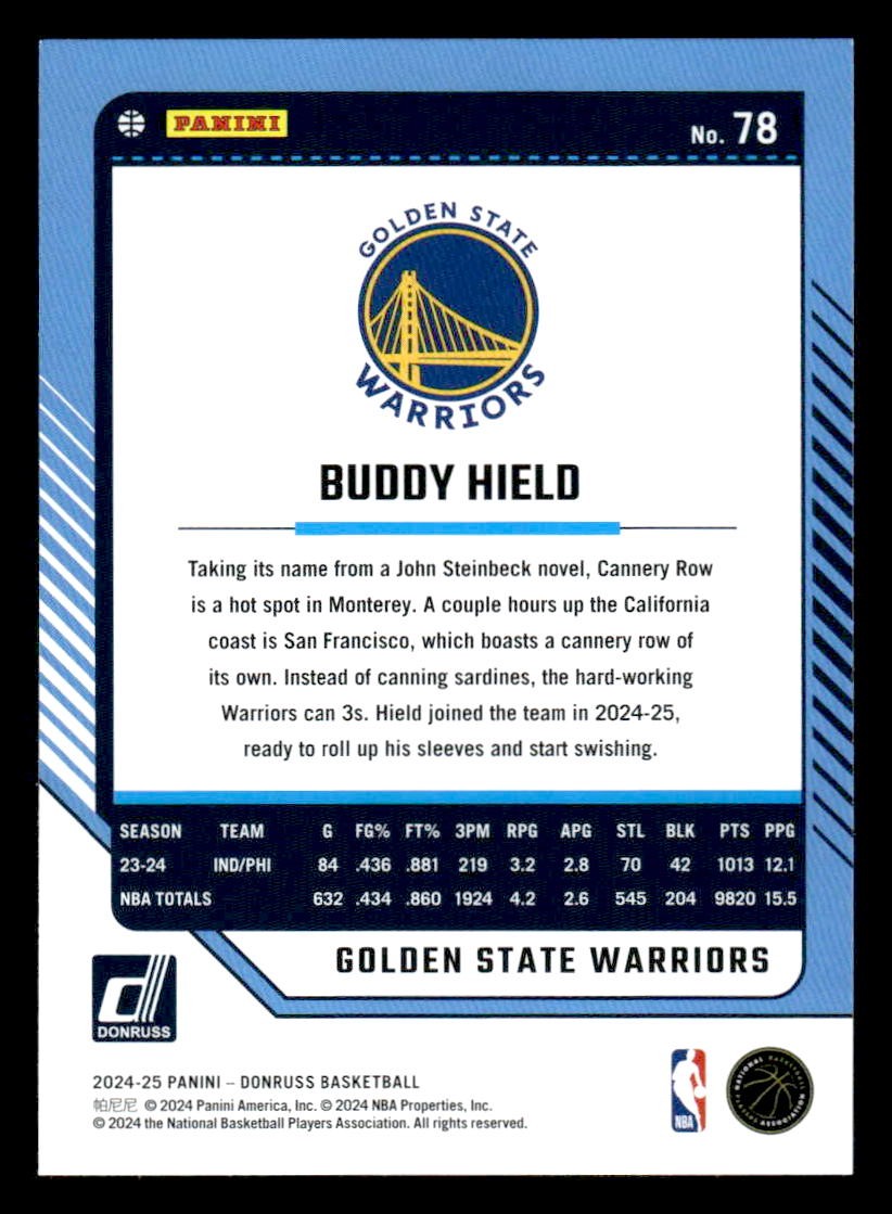2024-25 Donruss #78 Buddy Hield
