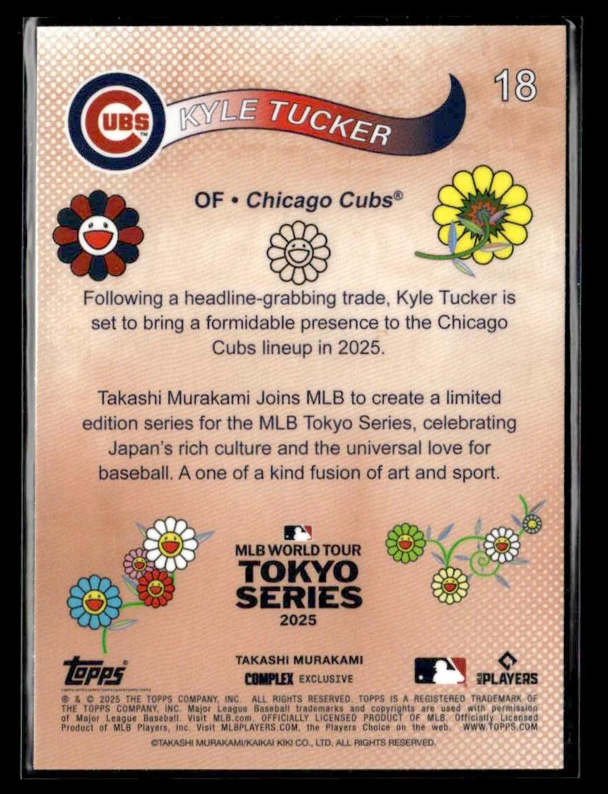 2025 Topps MLB World Tour Tokyo Series Takashi Murakami #18 Kyle Tucker