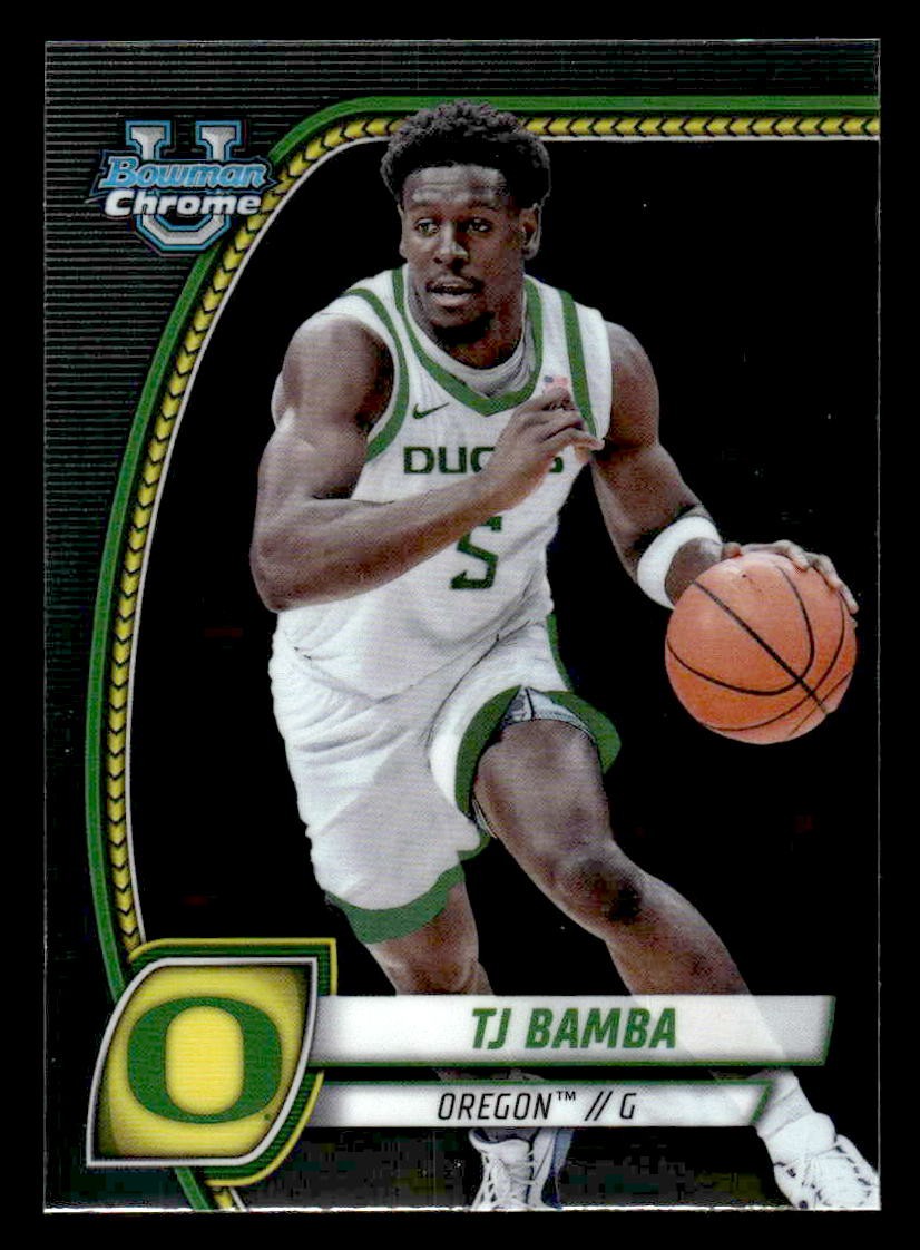 2024-25 Bowman University Chrome #74 TJ Bamba