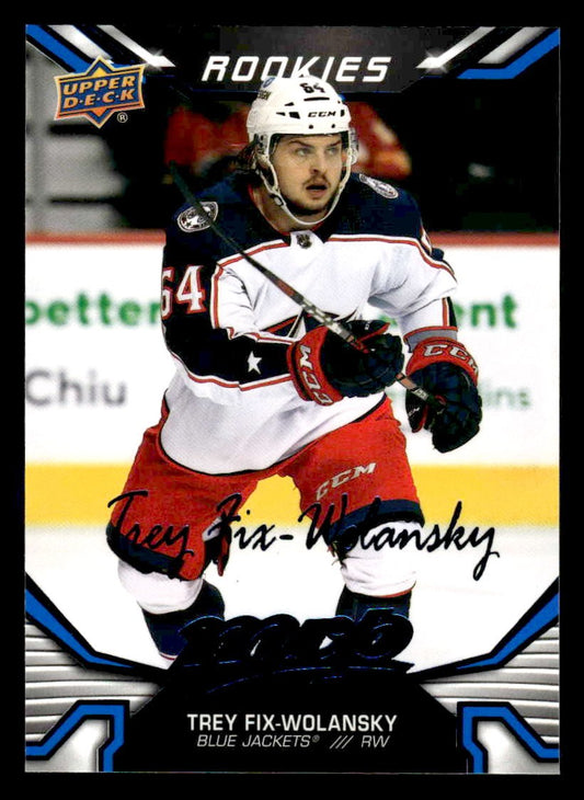 2022-23 Upper Deck MVP #239 Trey Fix-Wolansky Blue Script