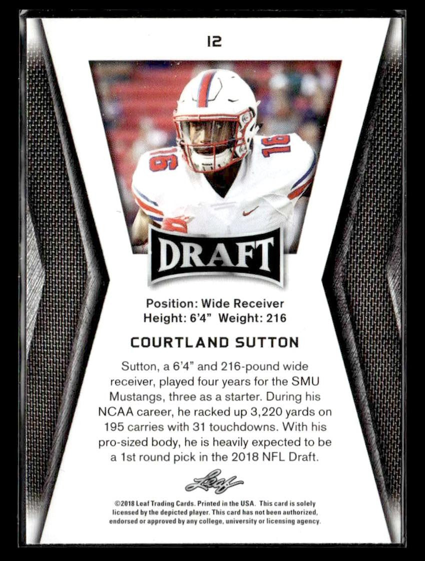 2018 Leaf Draft #12 Courtland Sutton