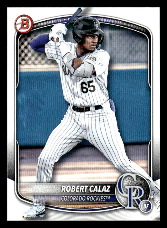 2025 Bowman #BP-40 Robert Calaz Prospects