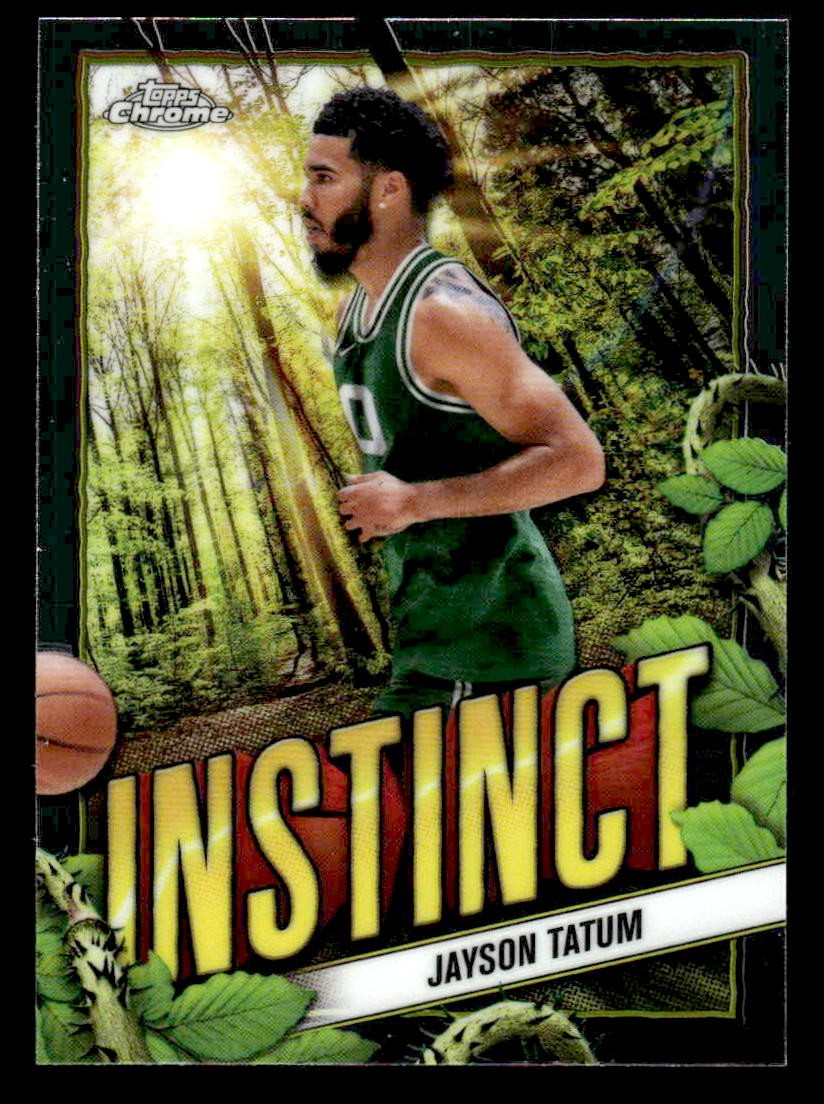 2024-25 Topps Chrome #INS-12 Jayson Tatum Instinct