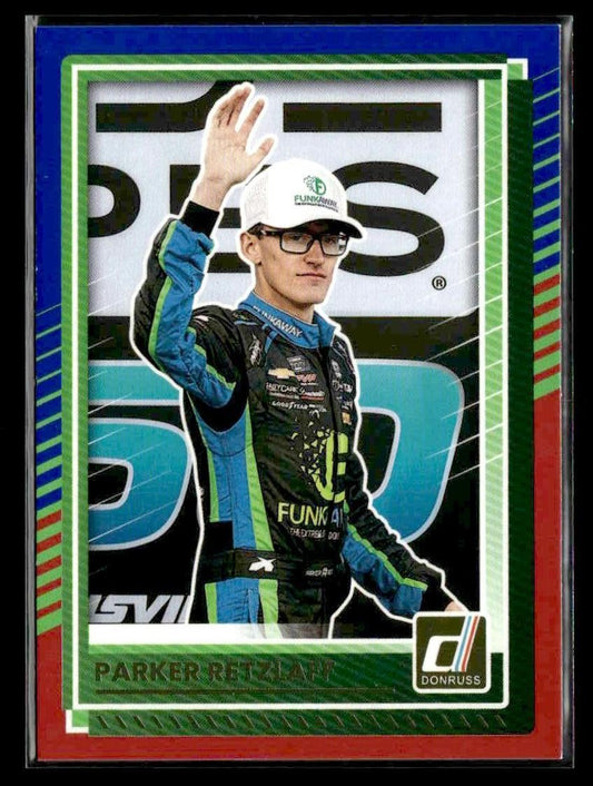 2025 Donruss #34 Parker Retzlaff Red and Blue