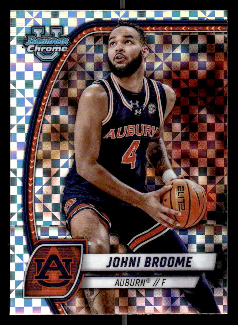 2024-25 Bowman University Chrome #98 Johni Broome X-Fractor