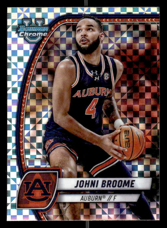 2024-25 Bowman University Chrome #98 Johni Broome X-Fractor