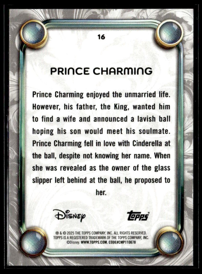 2025 Topps Disney Wonder #16 Prince Charming