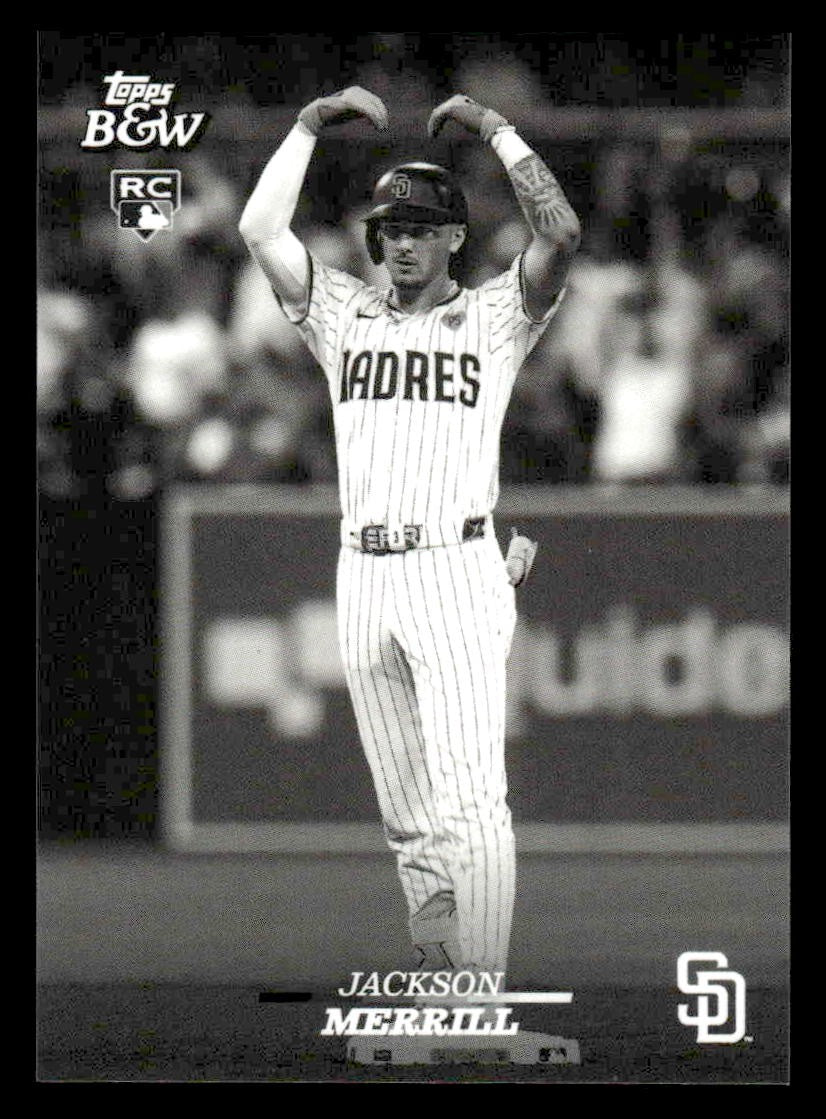 2024 Topps Black & White #25 Jackson Merrill