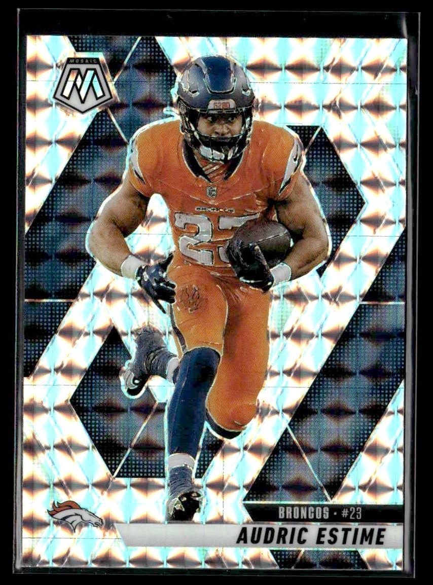 2025 Panini Mosaic #208 Audric Estime Mosaic