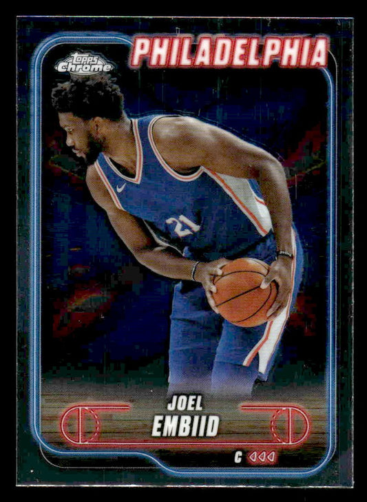 2025 Topps Chrome #10 Joel Embiid