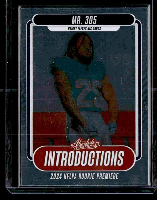 2024 Panini Absolute #I-JWT Jaylen Wright Introductions