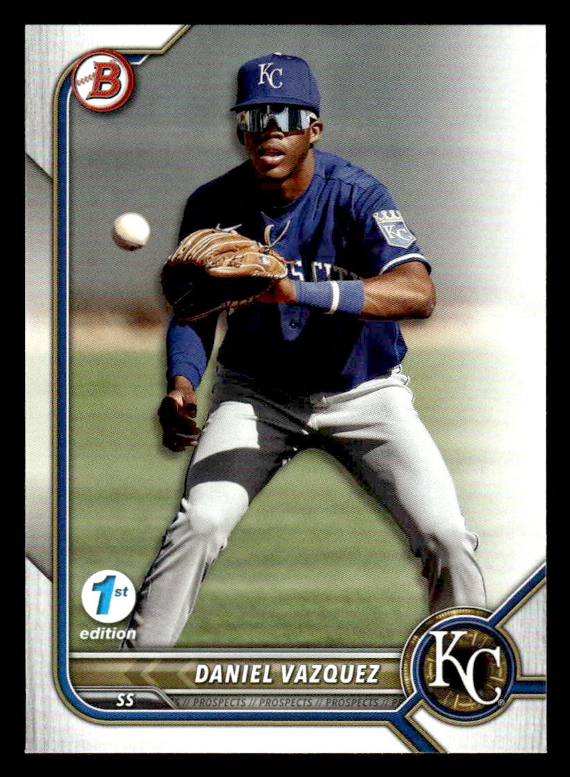 2022 Bowman Draft 1st Edition #BD-74 Daniel Vazquez