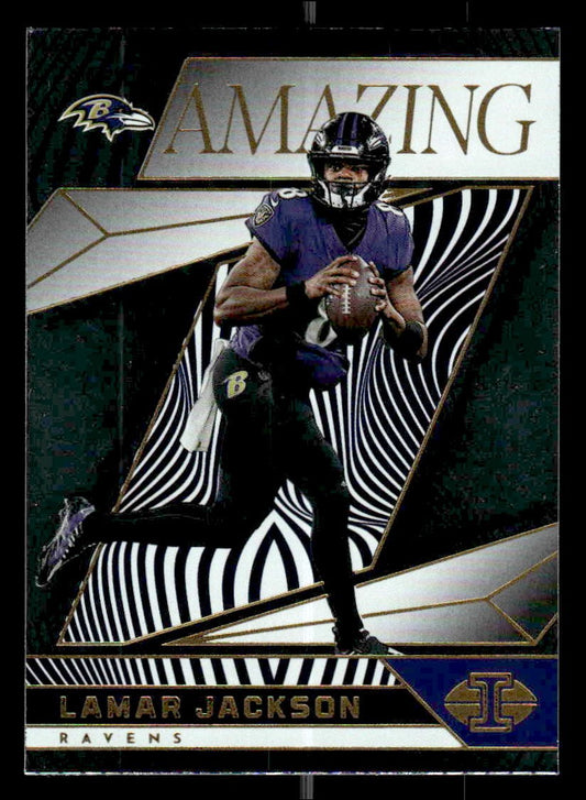 2024 Panini Illusions #10 Lamar Jackson Amazing