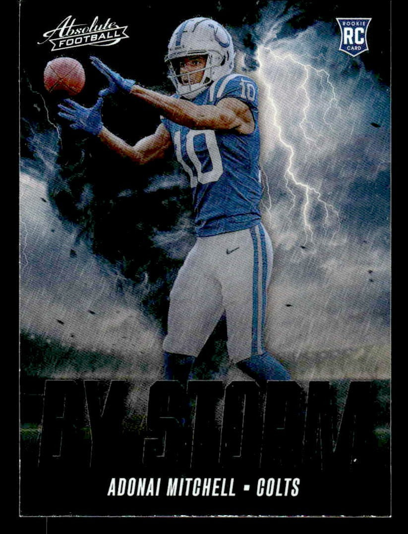2024 Panini Absolute #BS-AML Adonai Mitchell By Storm