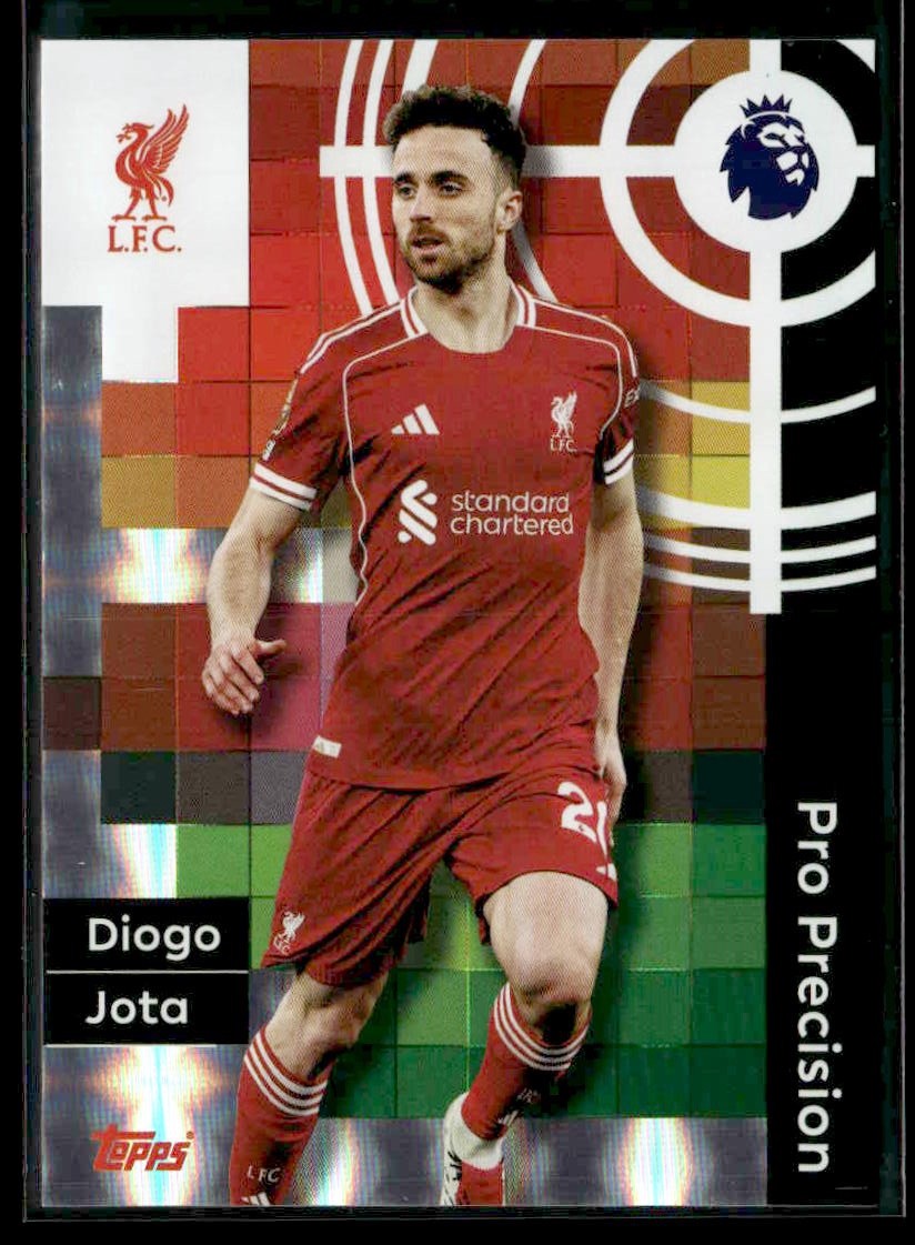 2025-26 Topps Premier League #410 Diogo Jota