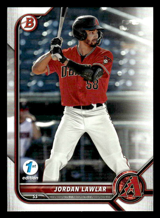 2022 Bowman Draft 1st Edition #BD-78 Jordan Lawlar