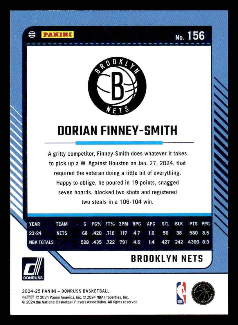 2024-25 Donruss #156 Dorian Finney-Smith