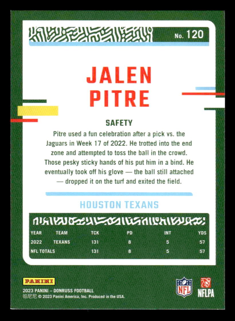 2023 Donruss #120 Jalen Pitre