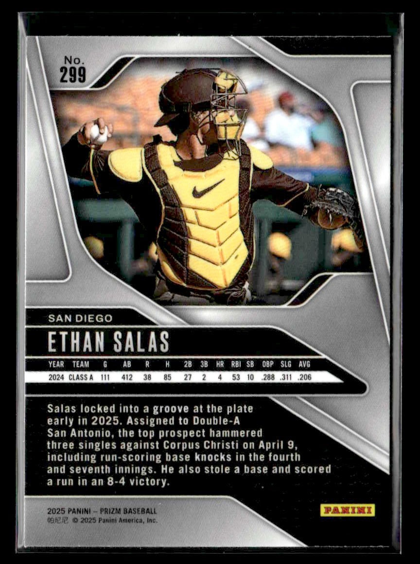 2025 Panini Prizm #299 Ethan Salas