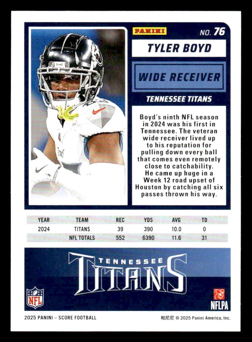 2025 Score-A-Treat #76 Tyler Boyd