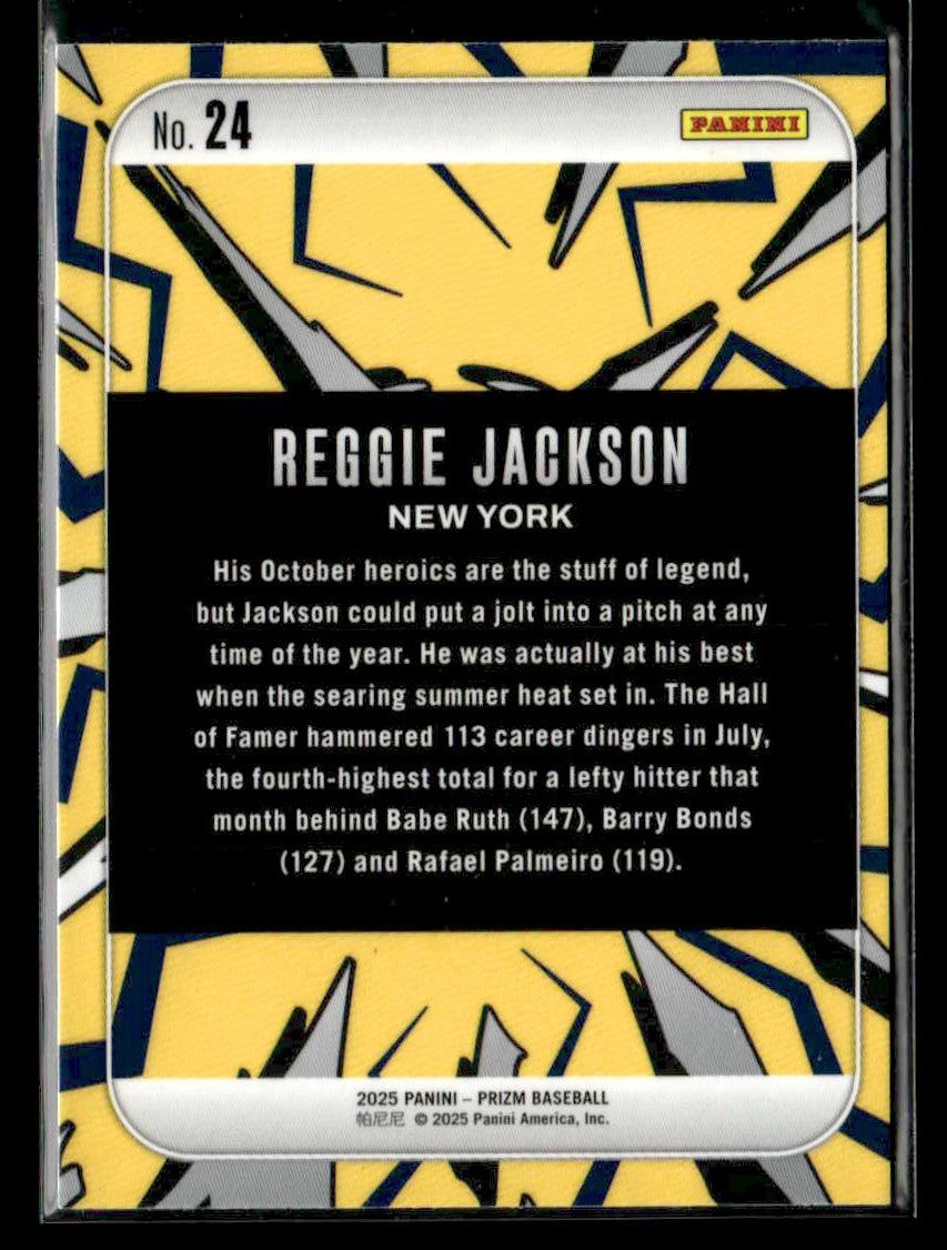 2025 Panini Prizm #24 Reggie Jackson Dingers!