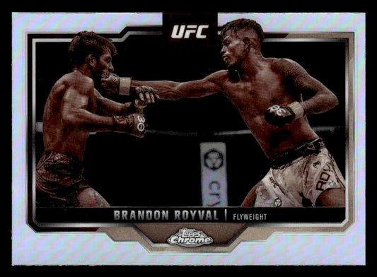 2025 Topps Chrome UFC #152 Brandon Royval Sepia Refractor