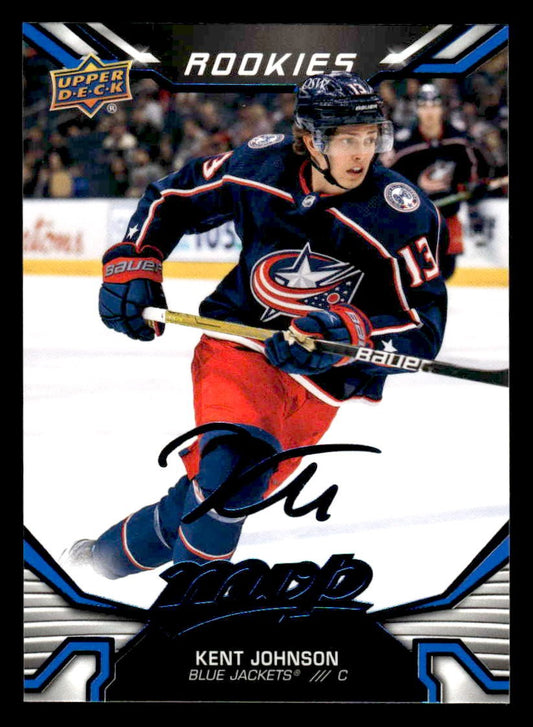 2022-23 Upper Deck MVP #242 Kent Johnson Blue Script